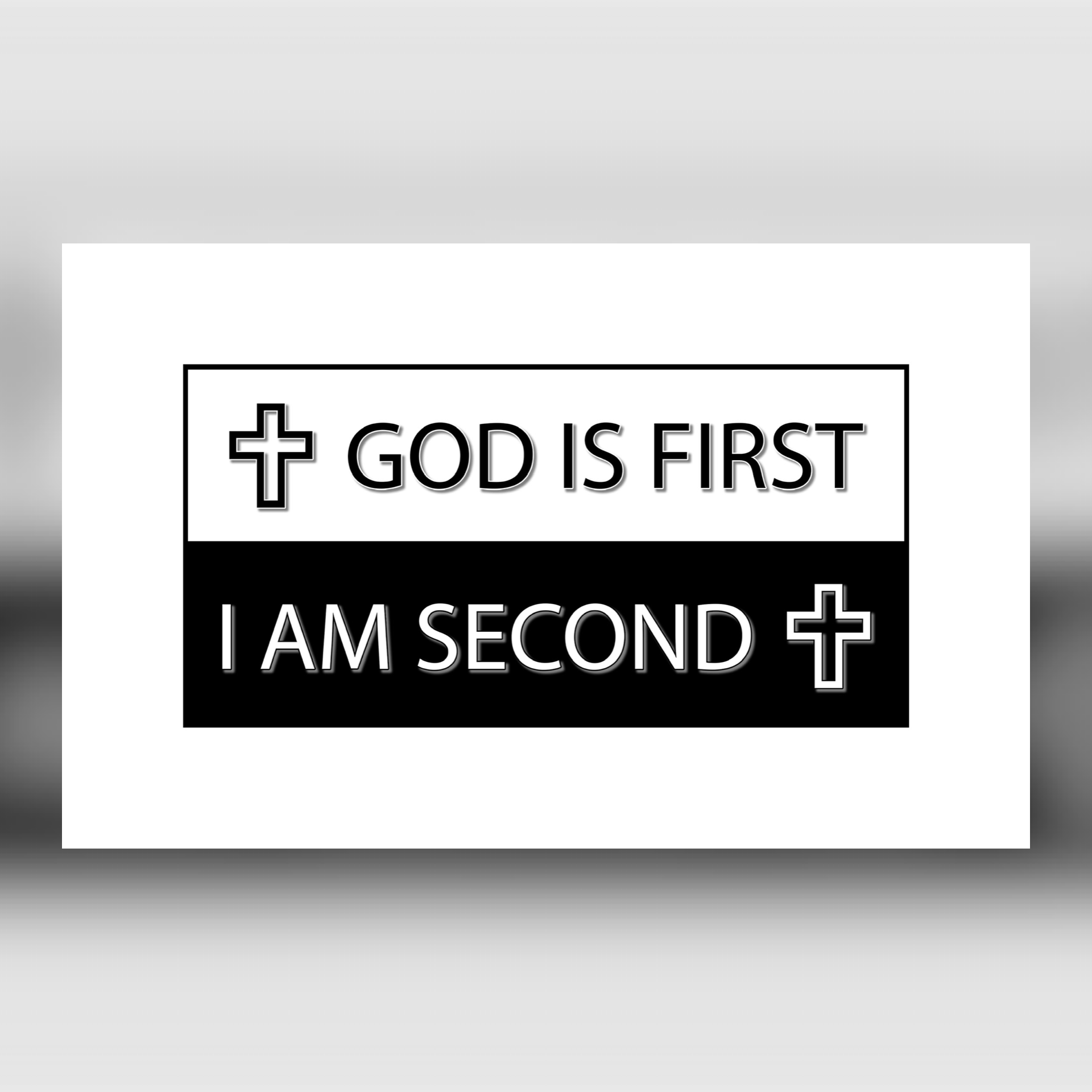 Adult T-Shirt — God is First