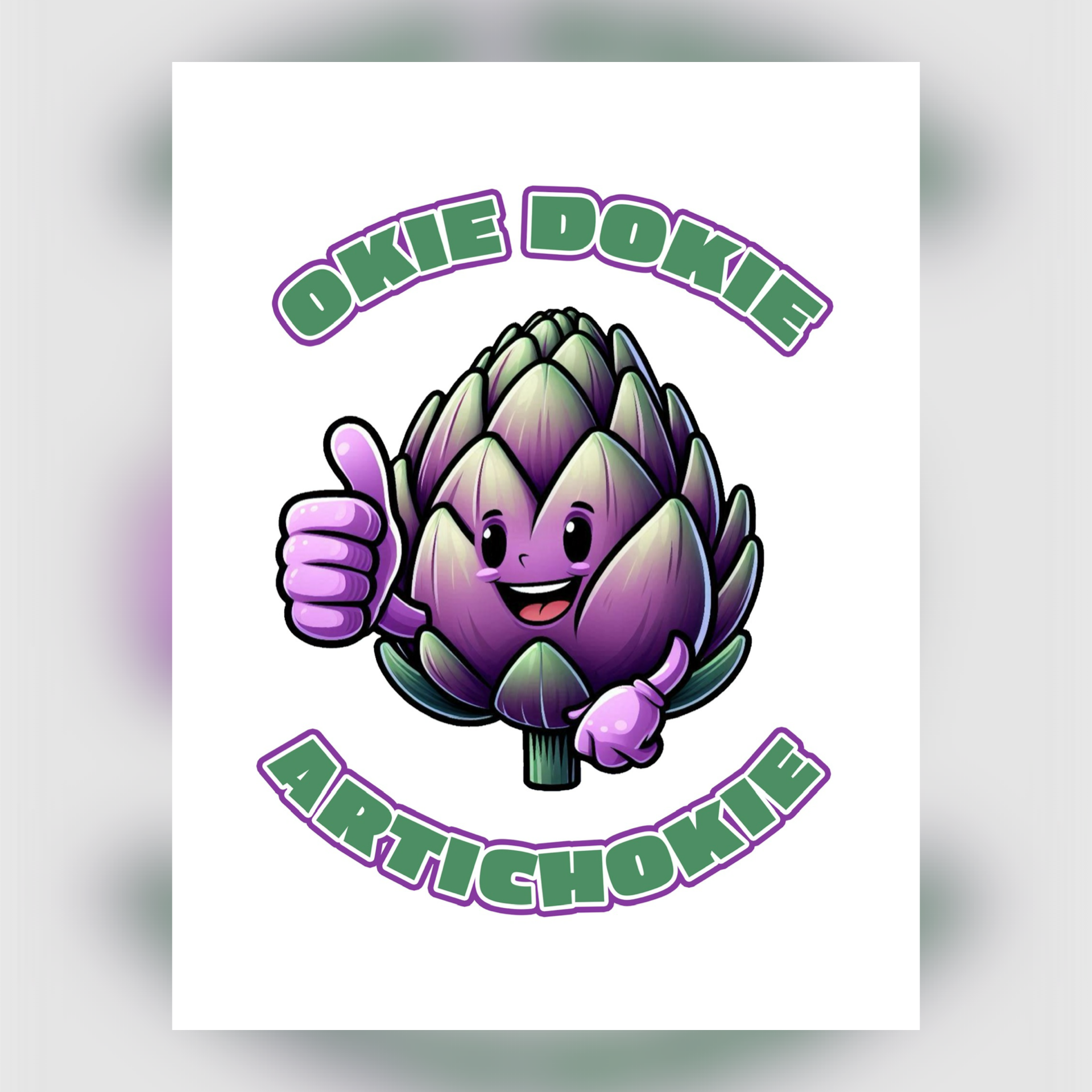 Adult T-Shirt — Okie Dokie Artichokie