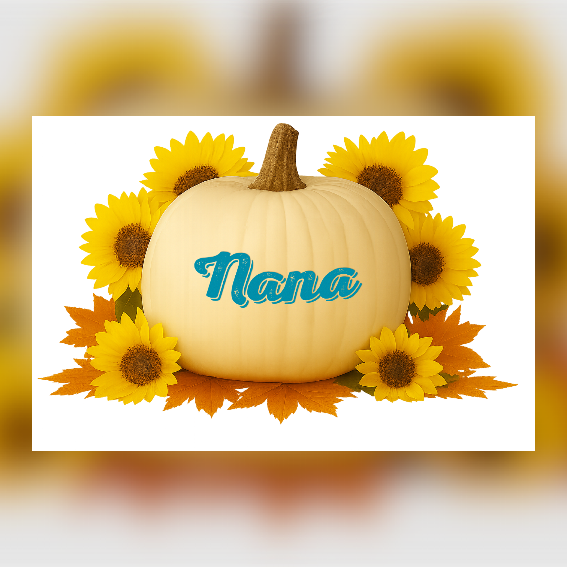 Adult T-Shirt — Pumpkin Nana
