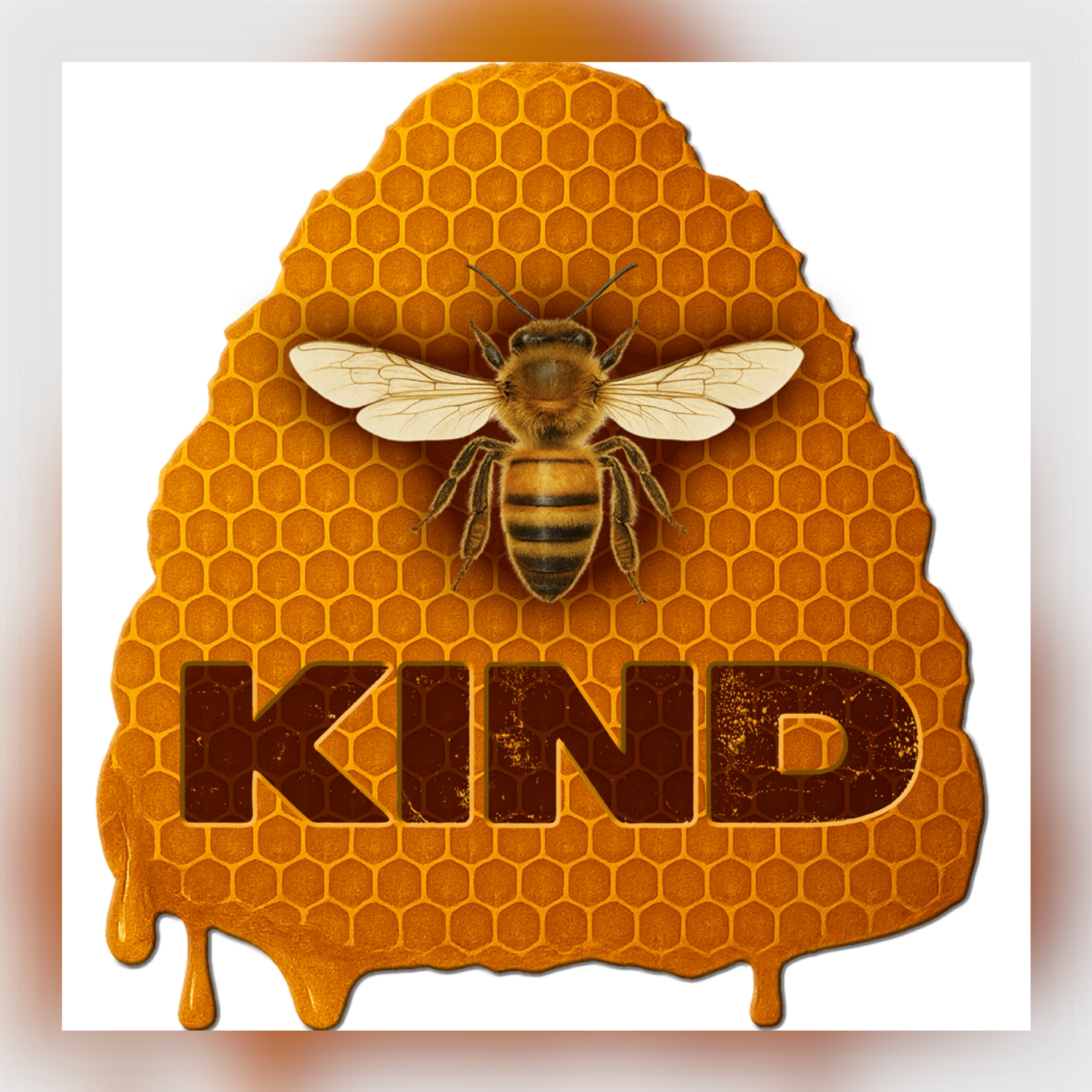 Adult T-Shirt — Bee Kind (Beehive)